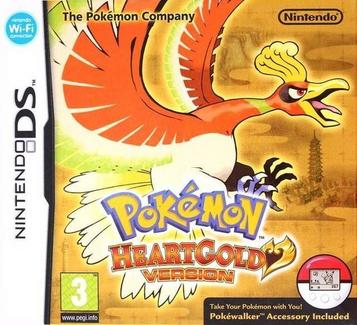 Discover Pokemon HeartGold on Nintendo DS. Embark on an exciting adventure, capture, train, and battle with unique Pokemon!