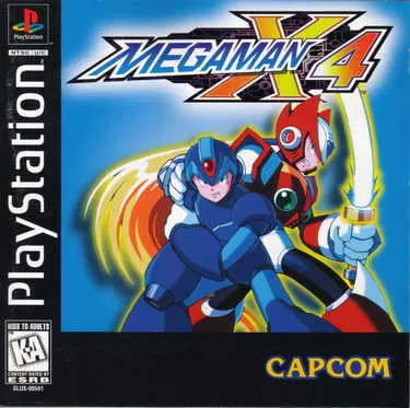 Discover the epic Megaman X4 for PlayStation. A must-play action-adventure game!