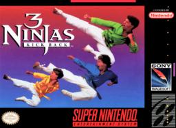 Explore 3 Ninjas Kick Back, a nostalgic SNES game filled with action and adventure.
