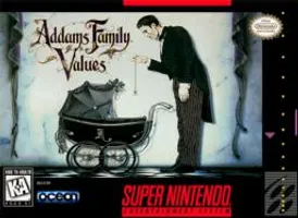 Explore the kooky Addams Family world in this classic SNES game. Guide the family through hilarious adventures with RPG elements. Retro horror fun!