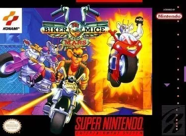 Explore Biker Mice From Mars on SNES, a top racing game with action-packed gameplay.