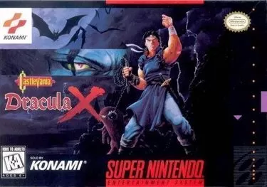 Discover the classic 'Castlevania Dracula X' for SNES. An epic adventure awaits!