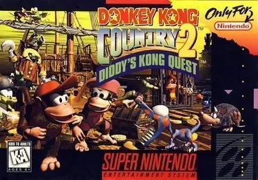 Play Donkey Kong Country 2: Diddy's Kong Quest online. A classic platformer adventure with Diddy and Dixie Kong.