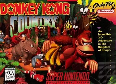 Explore the thrilling world of Donkey Kong Country on SNES. Join DK and Diddy in their adventure to save their banana hoard.