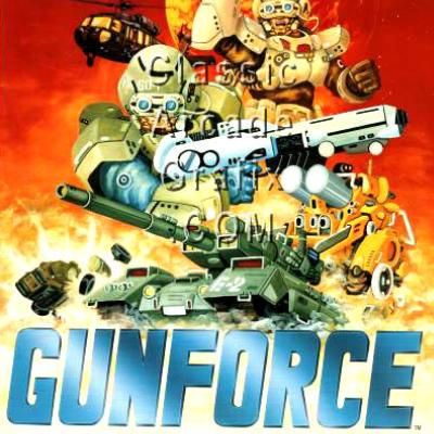 Play Gunforce: Battle Fire Engulfed Terror Island on SNES. Classic shooter action awaits!
