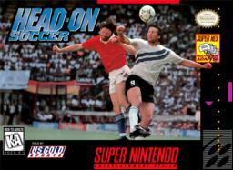 Experience the thrill of Head On Soccer on SNES - A classic soccer game for sports enthusiasts.