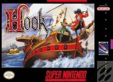 Play Hook on SNES – An action-packed adventure game perfect for fans of classic gaming.