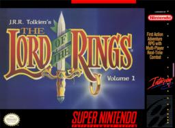 Explore J.R.R. Tolkien's The Lord of the Rings Volume 1 on SNES. Dive into an epic RPG adventure!