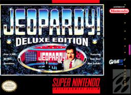 Play Jeopardy Deluxe Edition on SNES, the ultimate quiz game with challenging questions and exciting gameplay.
