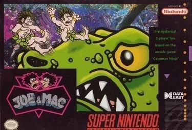 Discover the thrilling quest of Joe & Mac on SNES - a must-play action-adventure classic!