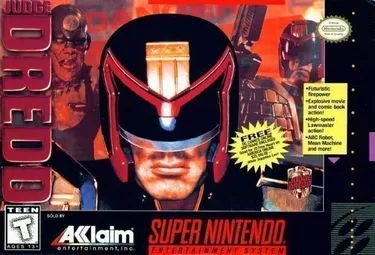 Explore the gritty, futuristic world of Judge Dredd on the SNES. This classic action game puts you in the shoes of the iconic law enforcer. Play it now!