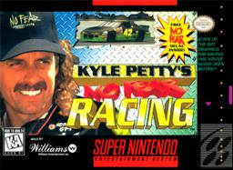 Experience the thrill of Kyle Petty No Fear Racing on SNES. A classic racing game filled with action and excitement.