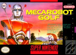 Explore Mecarobot Golf, an engaging SNES sports game. Join the golfing adventure with unique robotic characters.