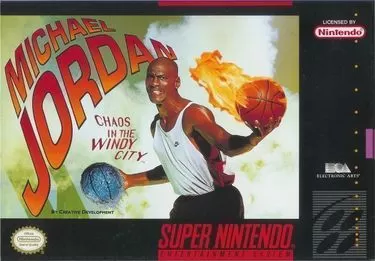 Play Michael Jordan Chaos in the Windy City - A thrilling SNES adventure game. Explore, fight, and rescue with legendary NBA player Michael Jordan.