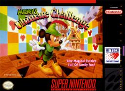 Explore Mickey's Ultimate Challenge, a classic SNES puzzle adventure game with brain-teasing challenges and familiar Disney characters.