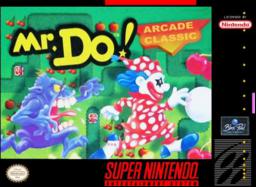 Discover the classic arcade game Mr. Do! on SNES. Adventure, strategy, and fun await!