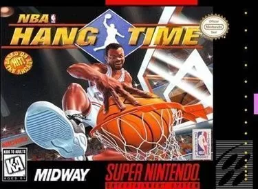 Play NBA Hang Time on SNES - A thrilling classic basketball action game. Relive the 90s NBA action now!