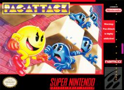 Discover Pac-Attack on SNES - a thrilling puzzle action game. Play, strategize, and enjoy!