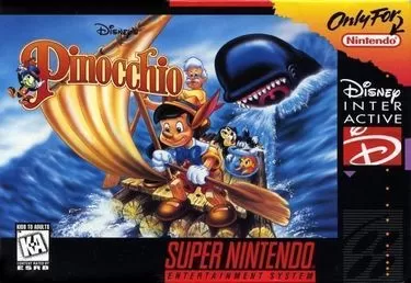 Explore Pinocchio on SNES - A Classic Action Adventure Game. Step into Disney's enchanted world!