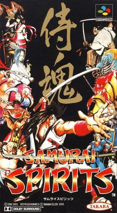 Explore Samurai Spirits on SNES. Dive into action-packed RPG gameplay now!