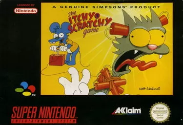 Play The Simpsons: Itchy & Scratchy on SNES. Enjoy this classic action-adventure game. Join the mayhem!