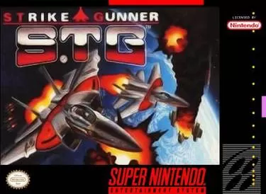 Play Strike Gunner, an epic SNES sci-fi shooter! Relive the action-packed battles now.