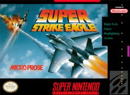 Experience the adrenaline rush of aerial dogfights and tactical bombing missions in Super Strike Eagle, a classic SNES action-packed flight combat game.