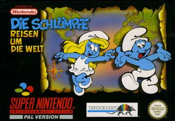 Relive nostalgia with The Smurfs 2 SNES game, a classic 16-bit platformer adventure. Guide the Smurfs through levels, collect items, and defeat enemies.