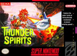 Explore Thunder Spirits, an iconic SNES shooter game. Experience the thrilling sci-fi action. Play now!