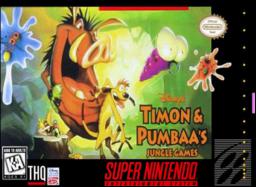 Play Timon & Pumbaa's Jungle Games on SNES, a fun-filled action-adventure with your favorite characters from The Lion King.