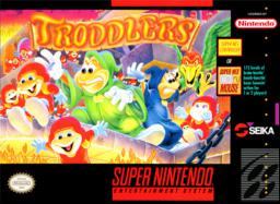 Discover Troddlers, a thrilling puzzle adventure game for SNES. Solve challenges and lead Troddlers to safety!