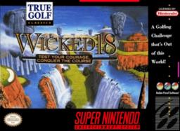 Explore True Golf Classics: Wicked 18, a challenging SNES sports game. Perfect for avid golf fans!