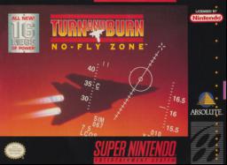 Explore Turn and Burn: No-Fly Zone for SNES - immersive simulation action game with strategic gameplay.