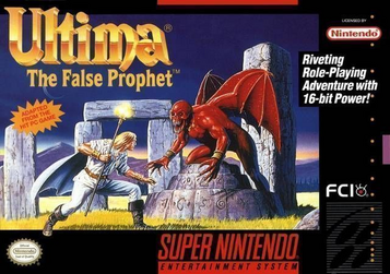Explore the classic RPG adventure in Ultima VI: The False Prophet for SNES. Battle through a rich medieval world!