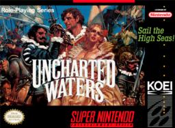 Explore high seas in Uncharted Waters. Historical RPG strategy for SNES fans.