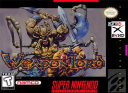 Explore the medieval fantasy RPG, WeaponLord, on SNES. Engage in competitive combat.