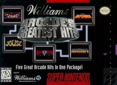 Play Williams Arcade Greatest Hits on SNES. Classic arcade action and adventure games. Nostalgic gaming collection.