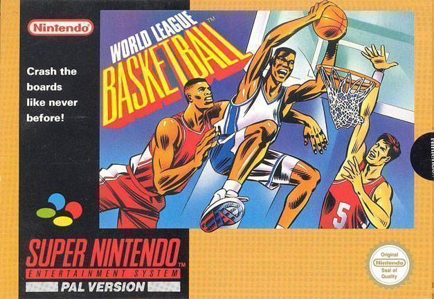 Discover World League Basketball, a classic Super Nintendo basketball game. Experience intense court action and compete in international tournaments.