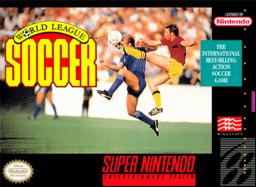 Dive into World League Soccer on SNES. Experience classic sports action and thrilling gameplay!