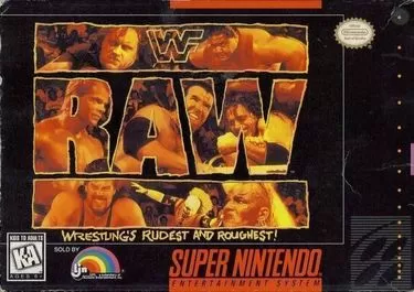 Experience the thrill of WWF Raw on SNES! Play the classic wrestling game online now.